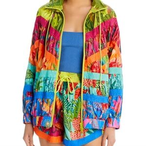 FARM RIO Colorful Women's Jacket windbreaker